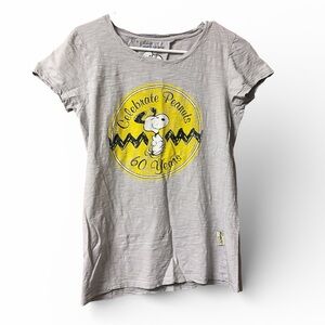 For Live Show Celebrate Peanuts 60 Years Kids T-Shirt - Gray
